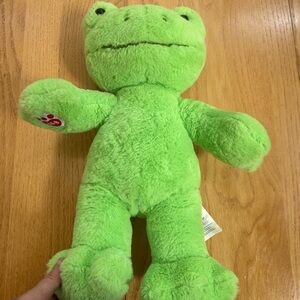 Build A Bear Frog Plush Toy Stuffed Animal Green Spring Exclusive Collection 16"